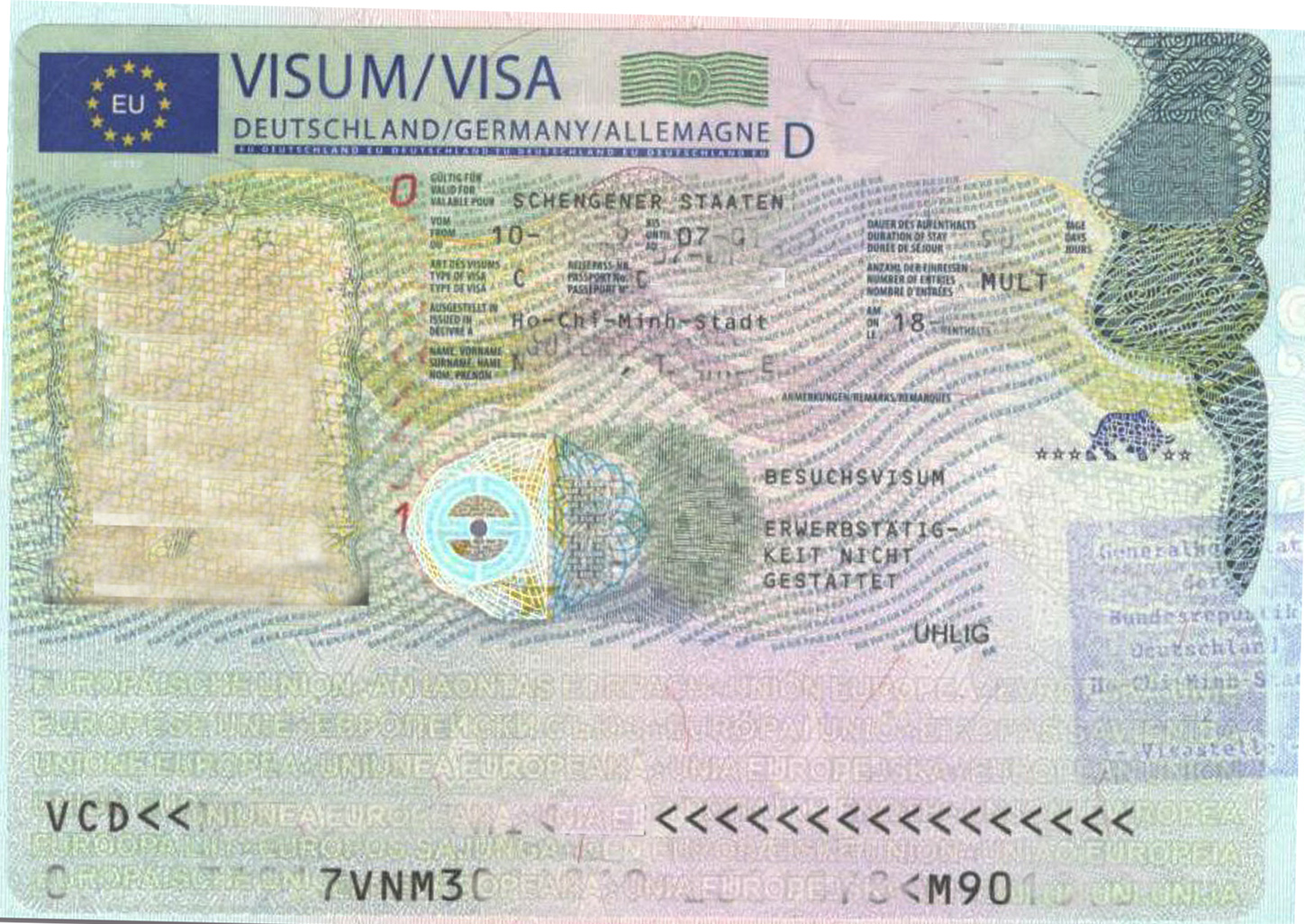 Hướng dẫn thủ tục xin visa Đức